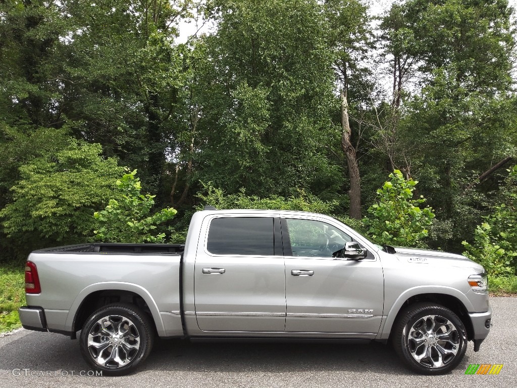 Billet Silver Metallic 2022 Ram 1500 Limited Crew Cab 4x4 Exterior Photo #144749188