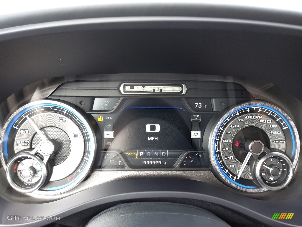 2022 Ram 1500 Limited Crew Cab 4x4 Gauges Photo #144749599