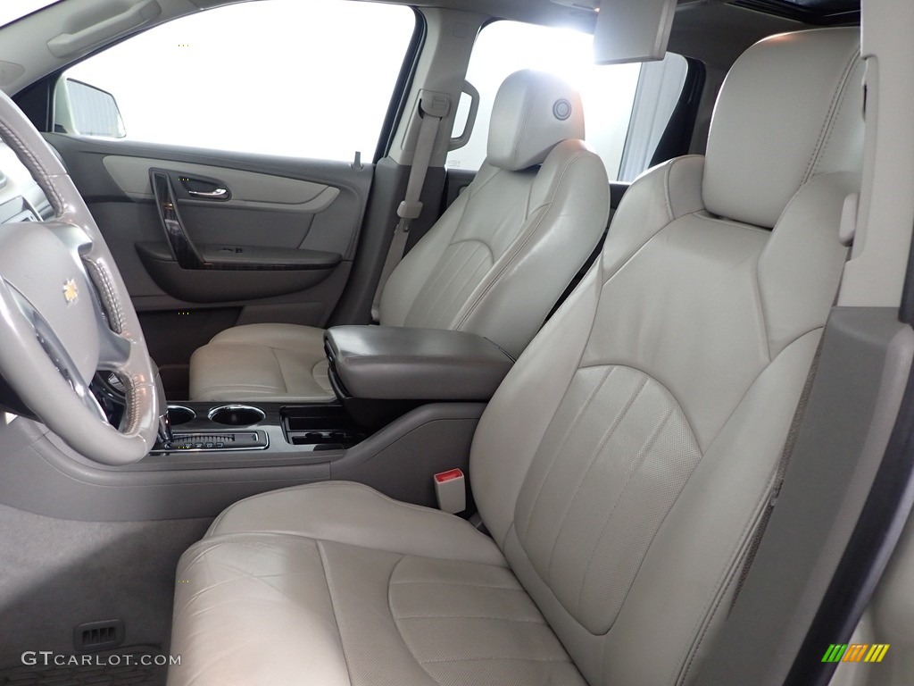 2013 Traverse LTZ AWD - Champagne Silver Metallic / Dark Titanium/Light Titanium photo #19