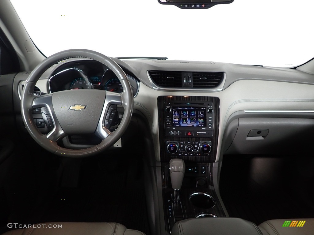 2013 Traverse LTZ AWD - Champagne Silver Metallic / Dark Titanium/Light Titanium photo #30