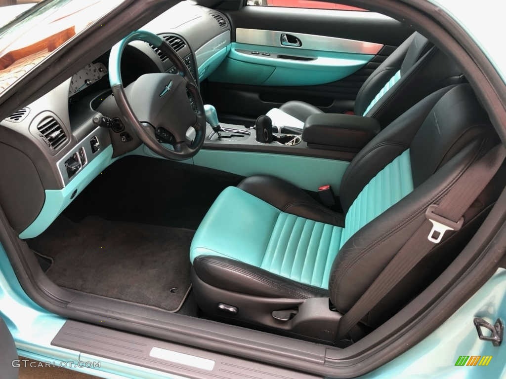 Thunderbird Blue Interior 2002 Ford Thunderbird Deluxe Roadster Photo #144750241