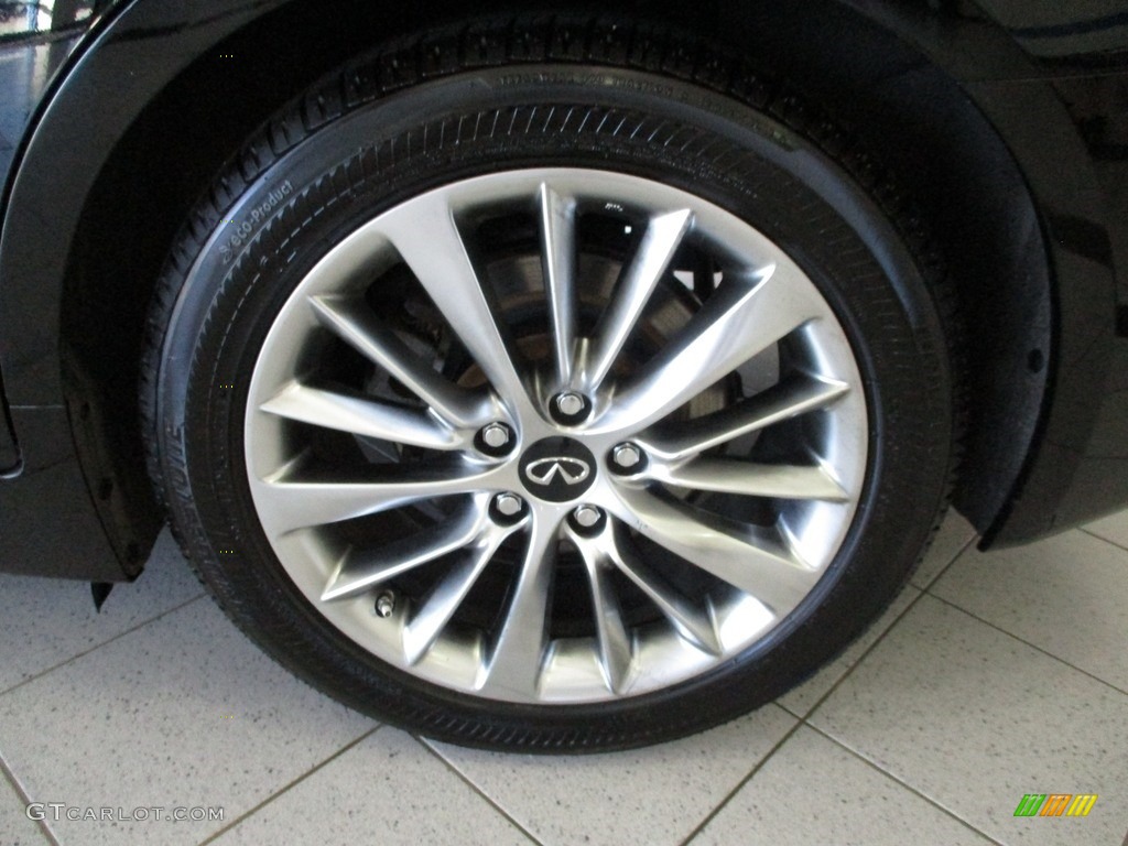 2020 Q50 3.0t Luxe AWD - Black Obsidian / Graphite photo #12