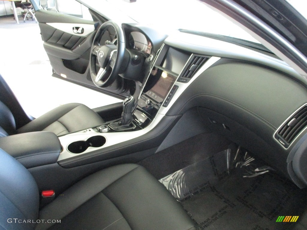 2020 Q50 3.0t Luxe AWD - Black Obsidian / Graphite photo #16