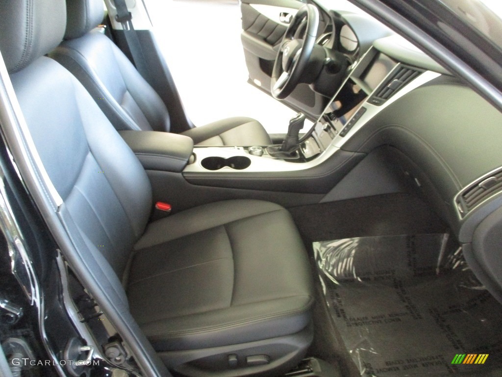 2020 Q50 3.0t Luxe AWD - Black Obsidian / Graphite photo #17