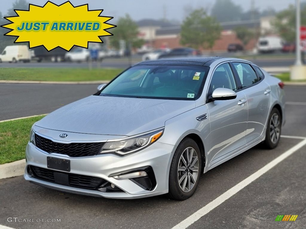 2019 Optima EX - Sparkling Silver / Black photo #1