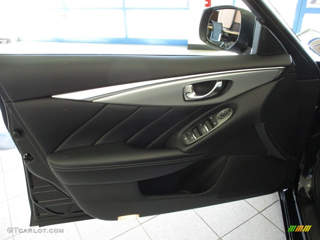 2020 Q50 3.0t Luxe AWD - Black Obsidian / Graphite photo #27