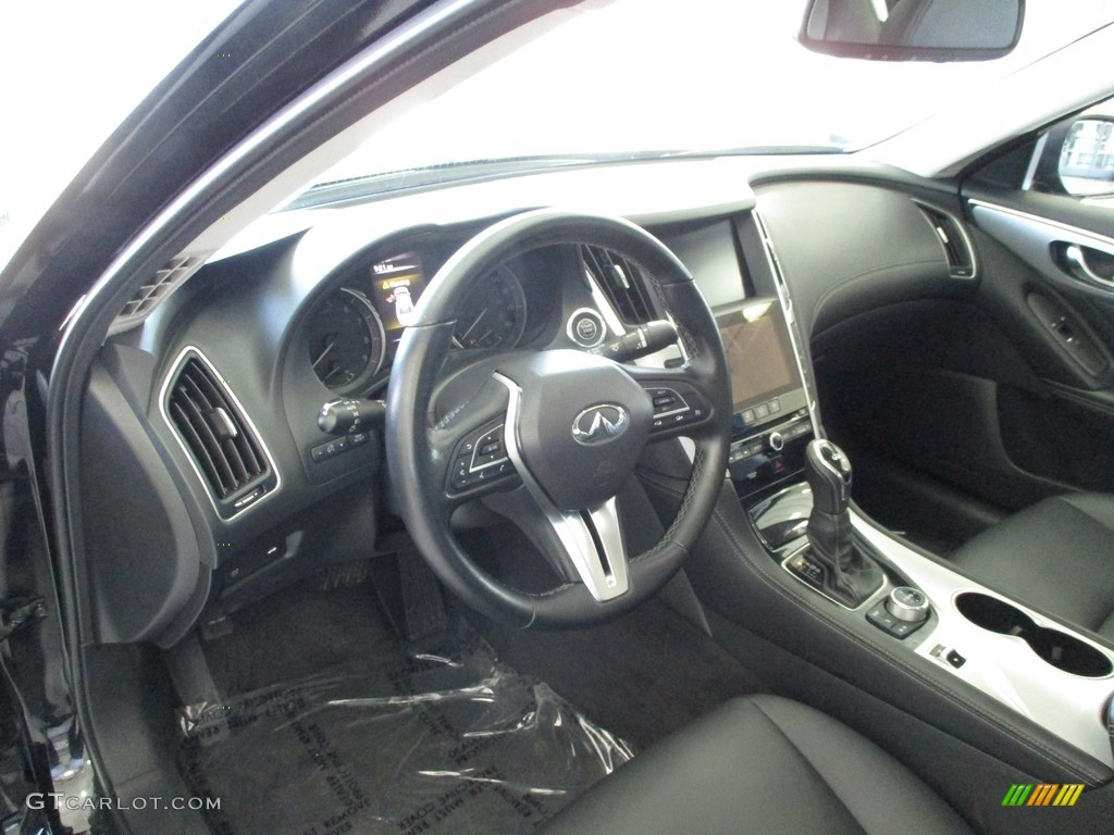 2020 Q50 3.0t Luxe AWD - Black Obsidian / Graphite photo #28