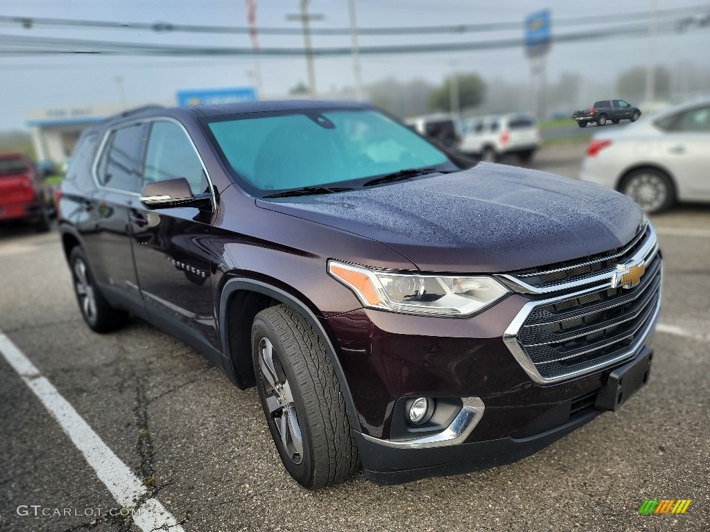 2020 Traverse LT AWD - Black Cherry Metallic / Jet Black photo #2