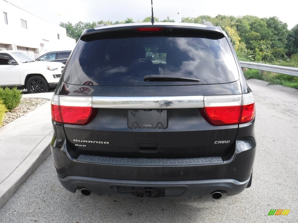 2011 Durango Crew 4x4 - Brilliant Black Crystal Pearl / Black photo #16