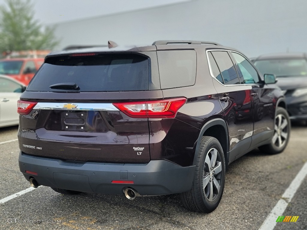 2020 Traverse LT AWD - Black Cherry Metallic / Jet Black photo #6