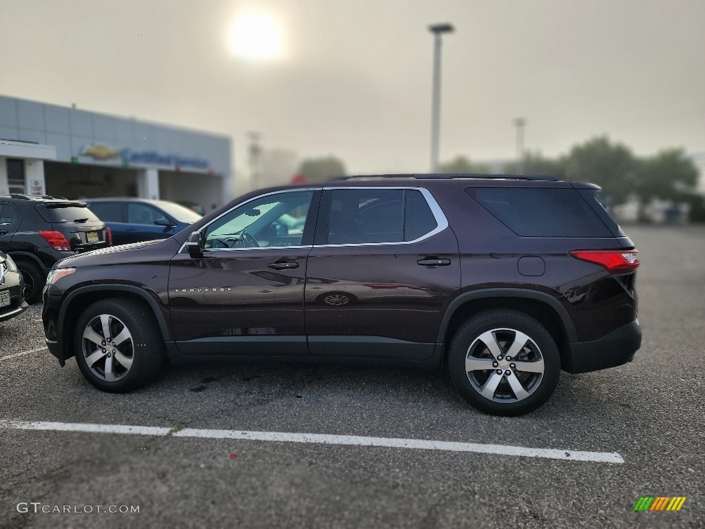2020 Traverse LT AWD - Black Cherry Metallic / Jet Black photo #9