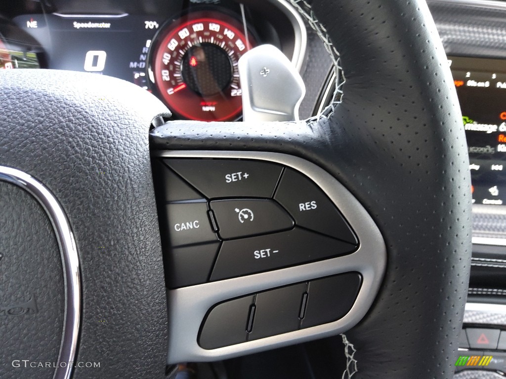 2022 Dodge Challenger SRT Hellcat Redeye Black Steering Wheel Photo #144753856