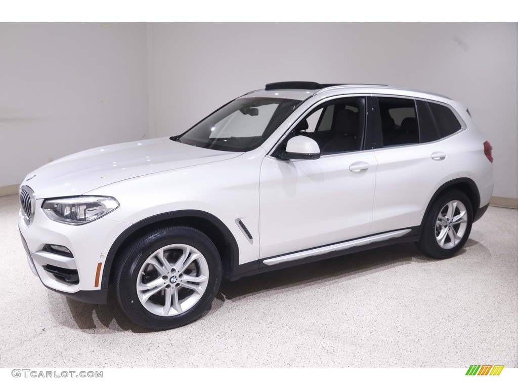 2020 X3 xDrive30i - Mineral White Metallic / Mocha photo #3
