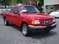 2001 Bright Red Ford Ranger XLT SuperCab  photo #4