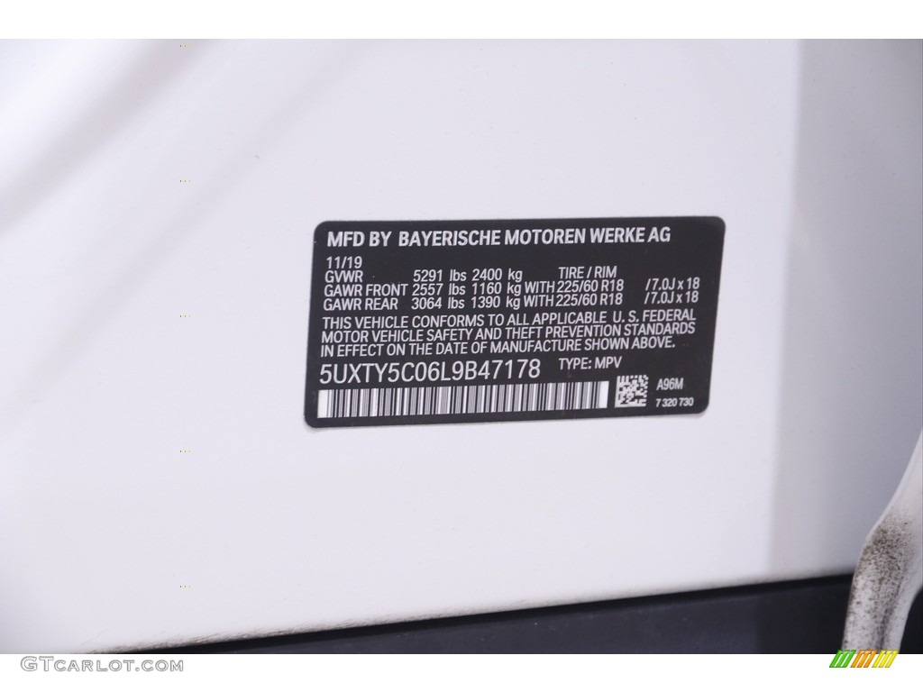 2020 X3 xDrive30i - Mineral White Metallic / Mocha photo #24