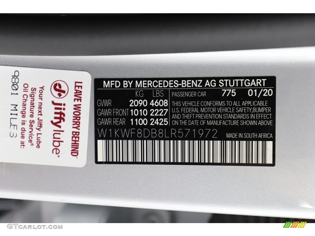 2020 C 300 Sedan - Iridium Silver Metallic / Black photo #37