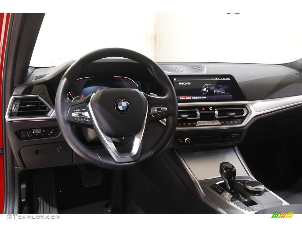 2021 BMW 3 Series 330i xDrive Sedan Black Dashboard Photo #144755554