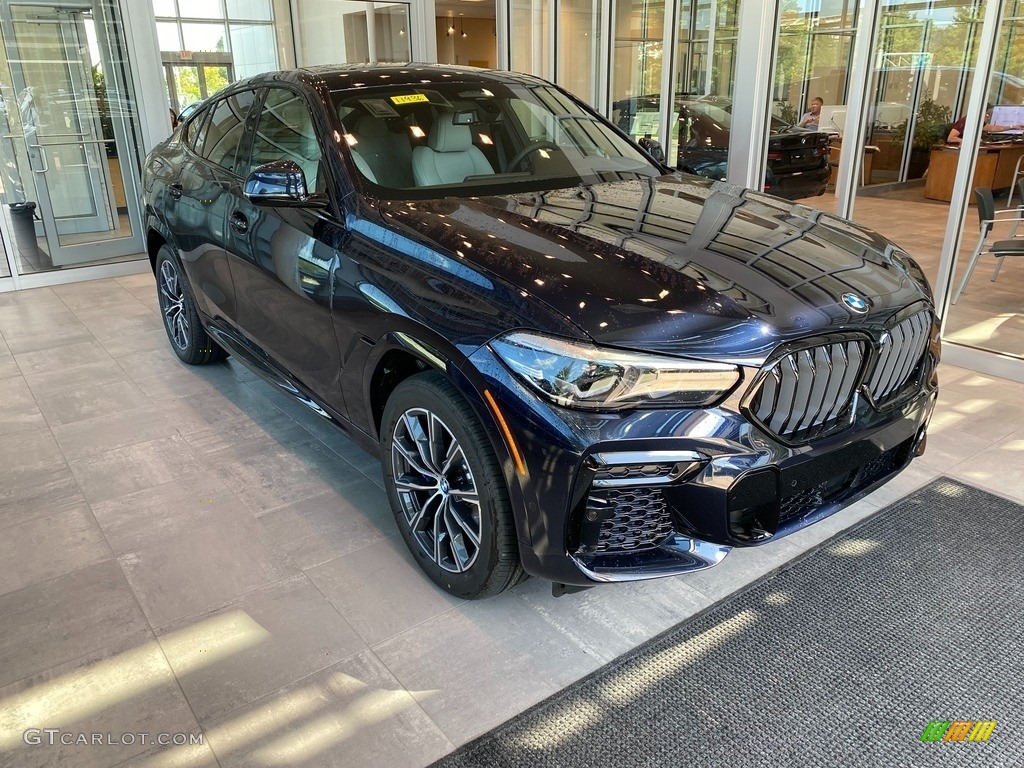 2023 X6 xDrive40i - Carbon Black Metallic / Silverstone photo #1