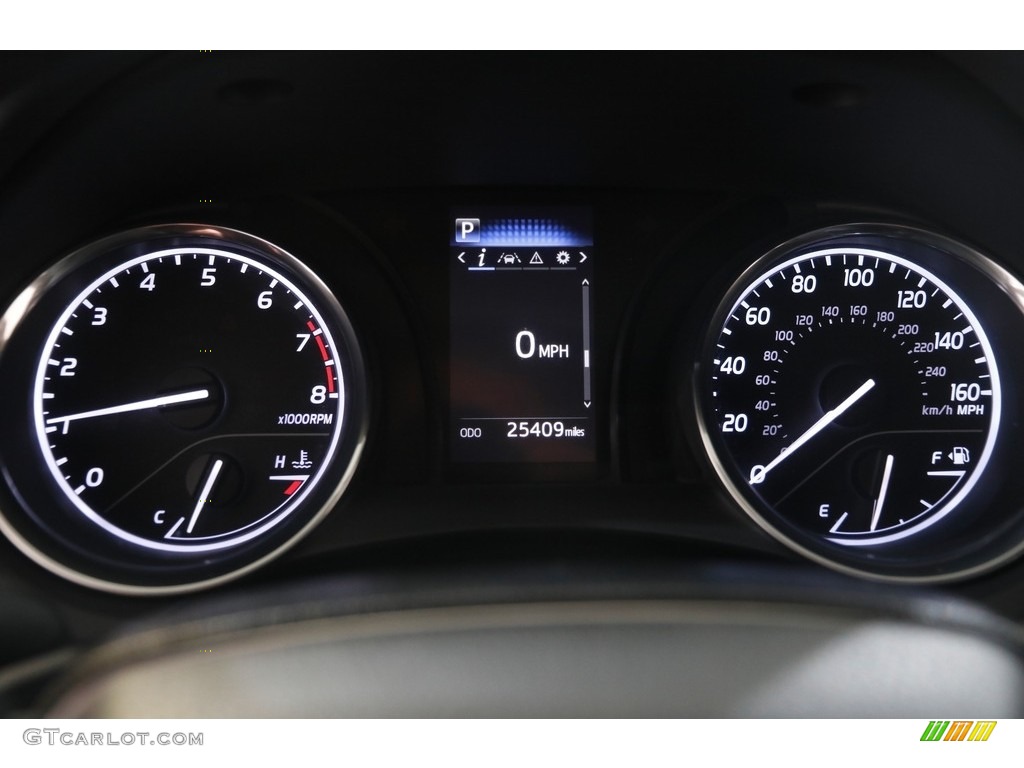 2019 Camry SE - Blue Streak Metallic / Black photo #8