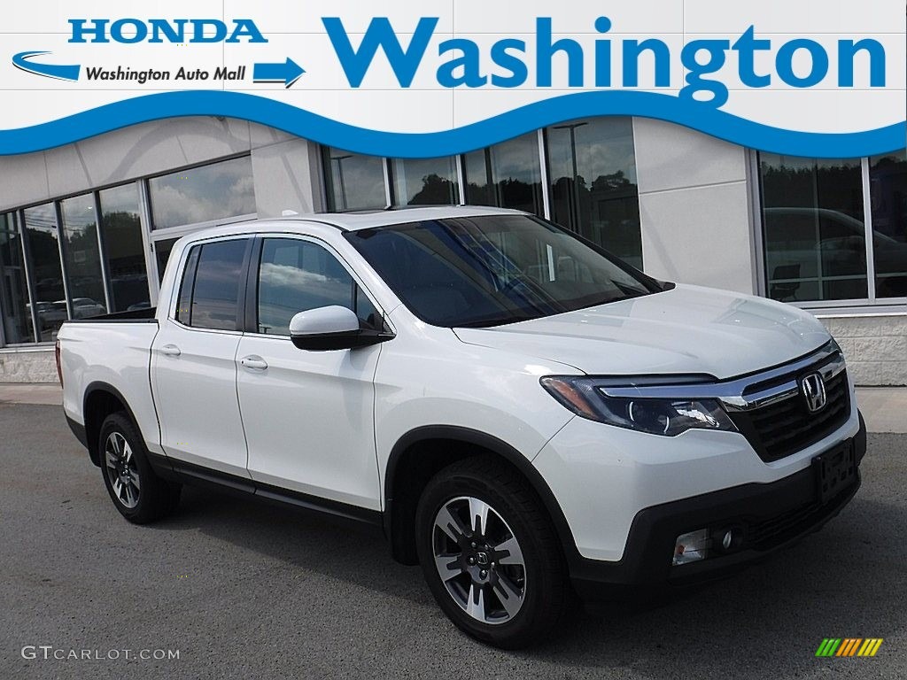 2019 Ridgeline RTL AWD - White Diamond Pearl / Beige photo #1