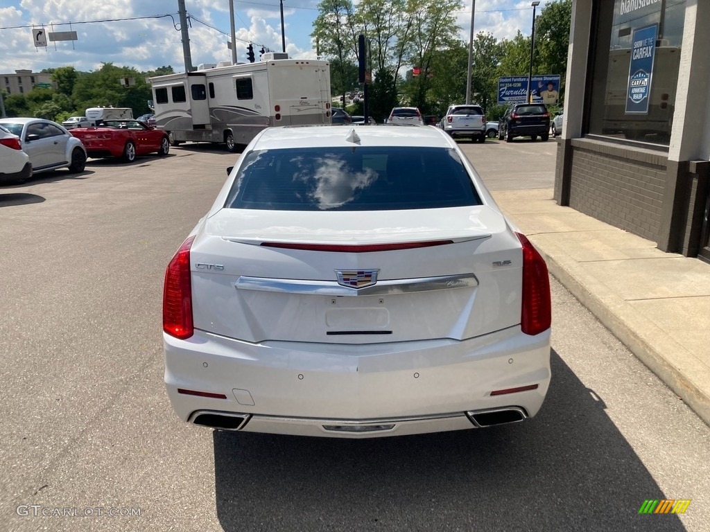 2016 CTS 3.6 Luxury Sedan - Crystal White Tricoat / Light Platinum/Jet Black photo #4