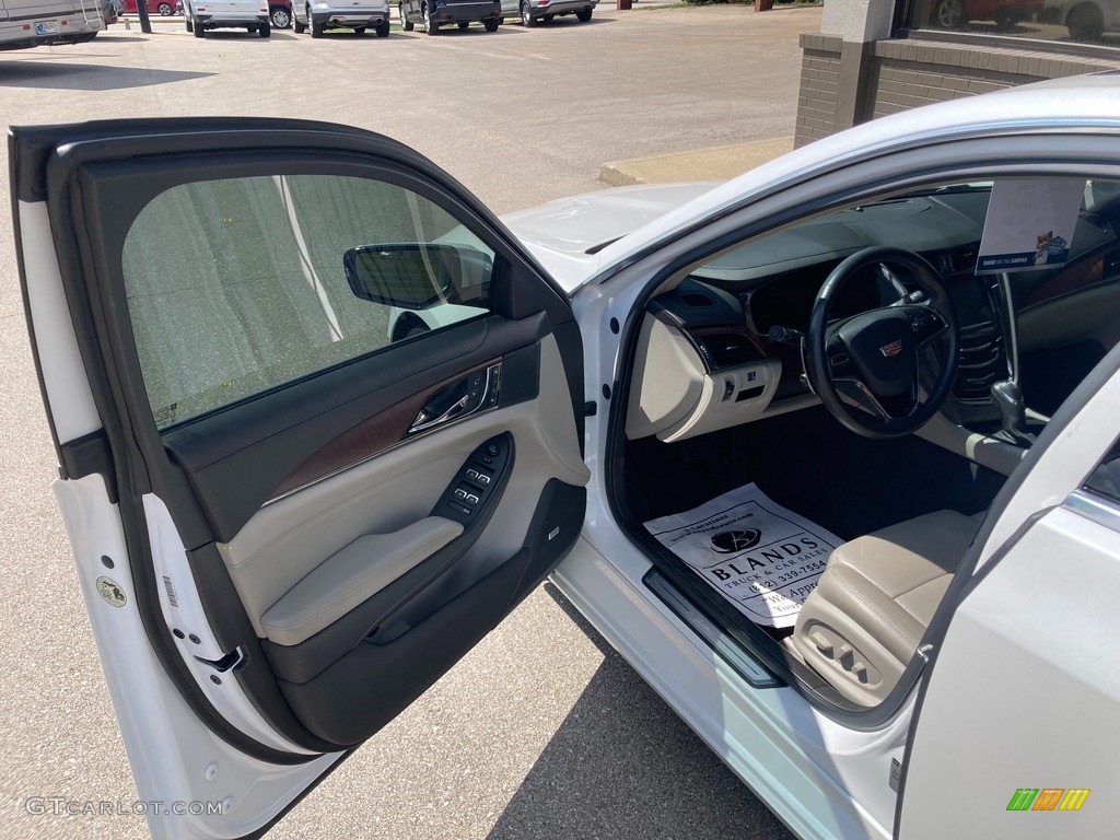 2016 CTS 3.6 Luxury Sedan - Crystal White Tricoat / Light Platinum/Jet Black photo #11