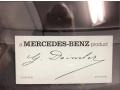 1994 Mercedes-Benz SL 320 Roadster Info Tag