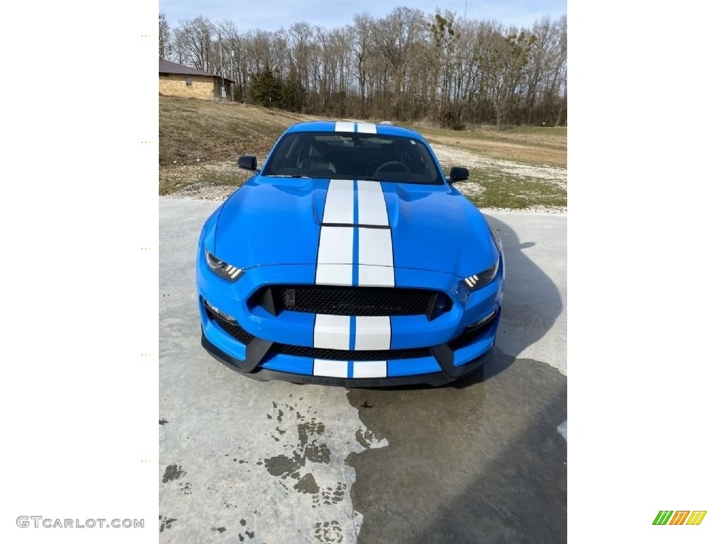 2017 Mustang Shelby GT350 - Lightning Blue / Ebony photo #2