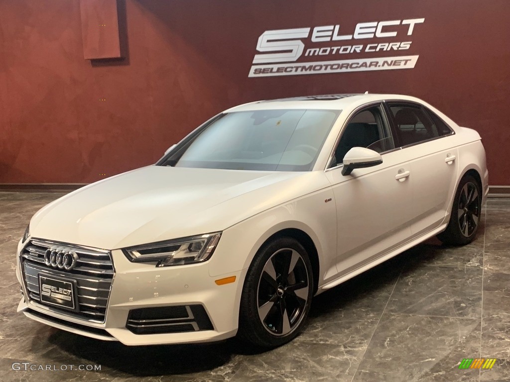 2017 A4 2.0T Premium Plus quattro - Glacier White Metallic / Black photo #6