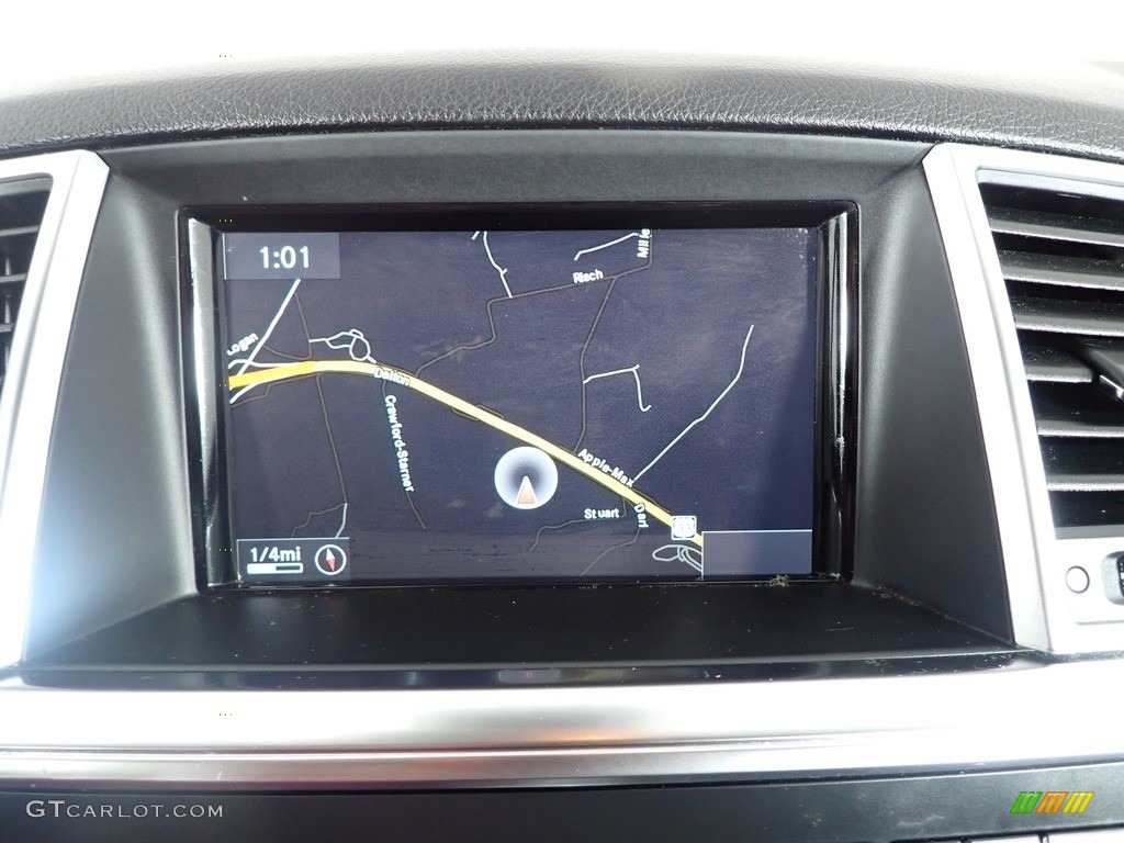 2014 ML 350 4Matic - Black / Black photo #3