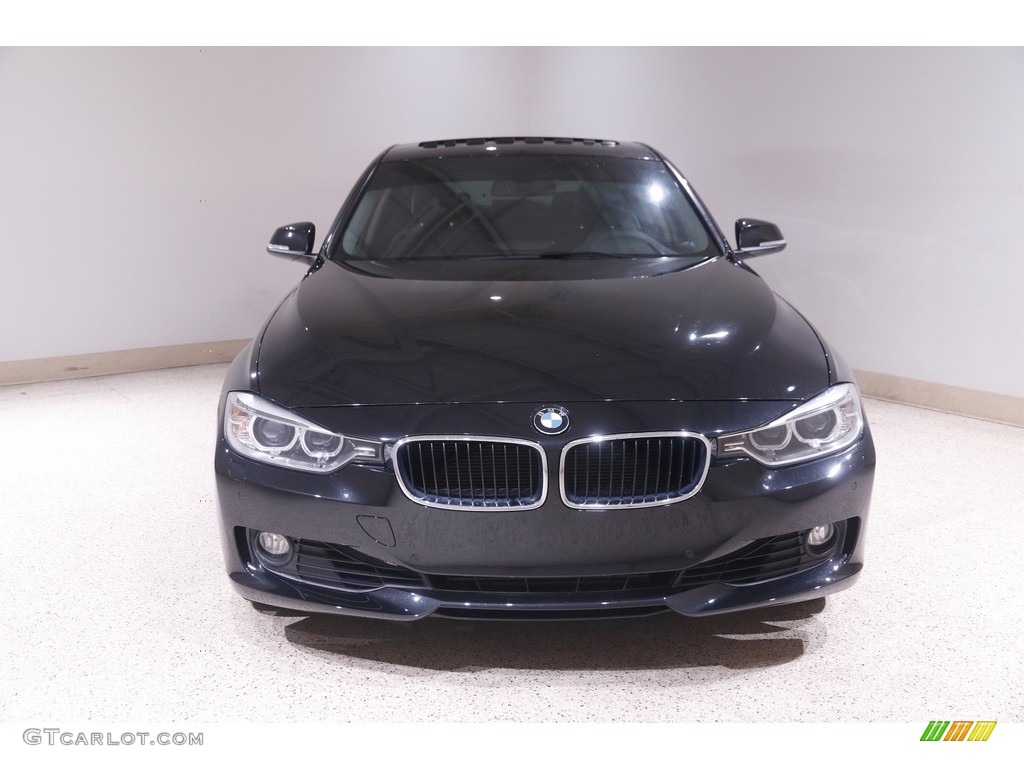 2015 3 Series 328i xDrive Sedan - Black Sapphire Metallic / Black photo #2
