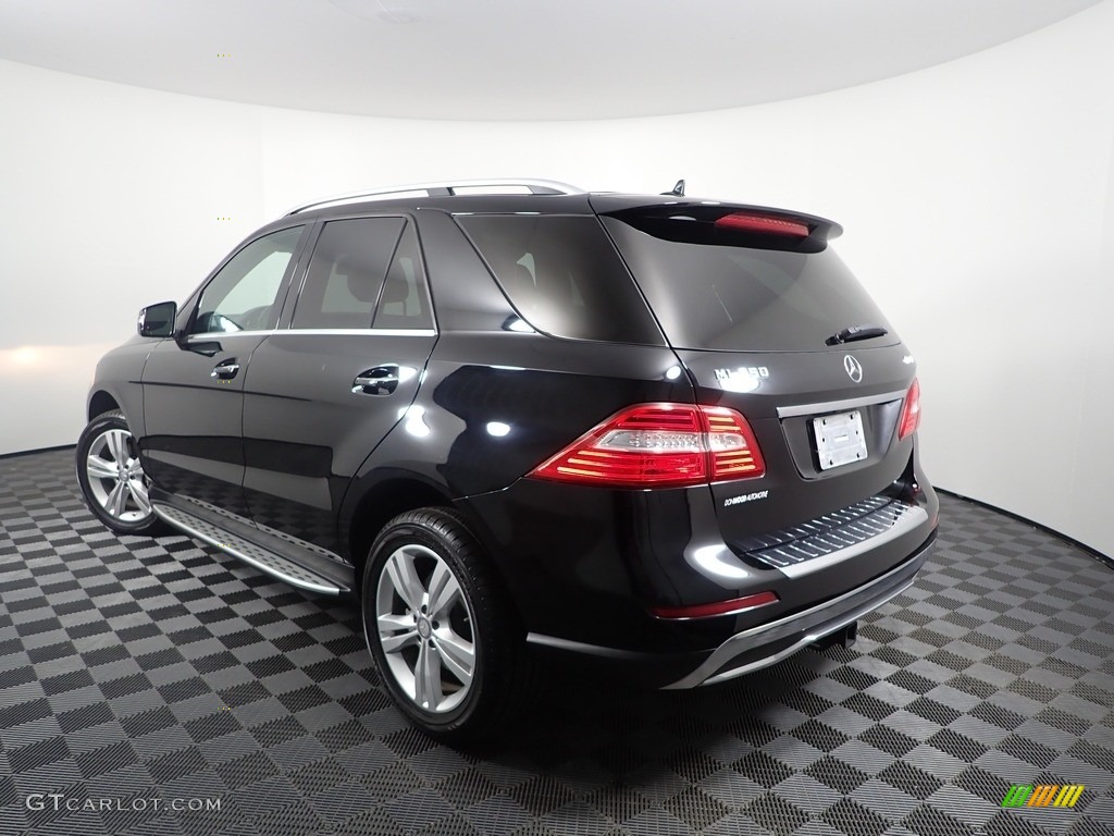2014 ML 350 4Matic - Black / Black photo #9