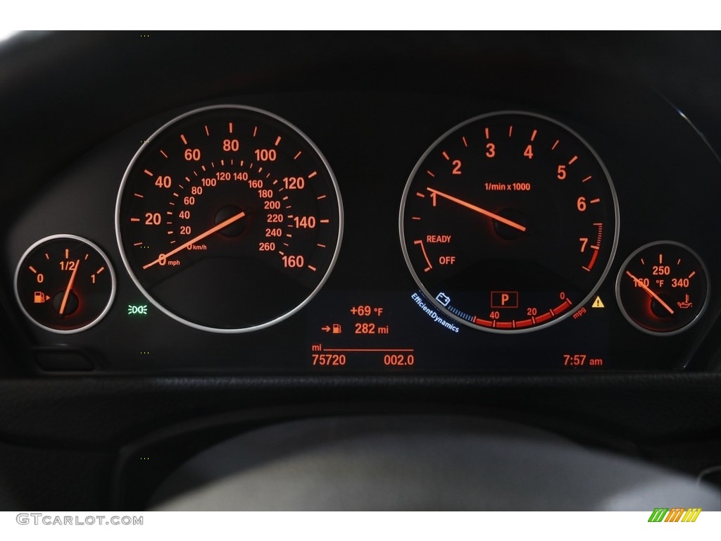 2015 3 Series 328i xDrive Sedan - Black Sapphire Metallic / Black photo #8