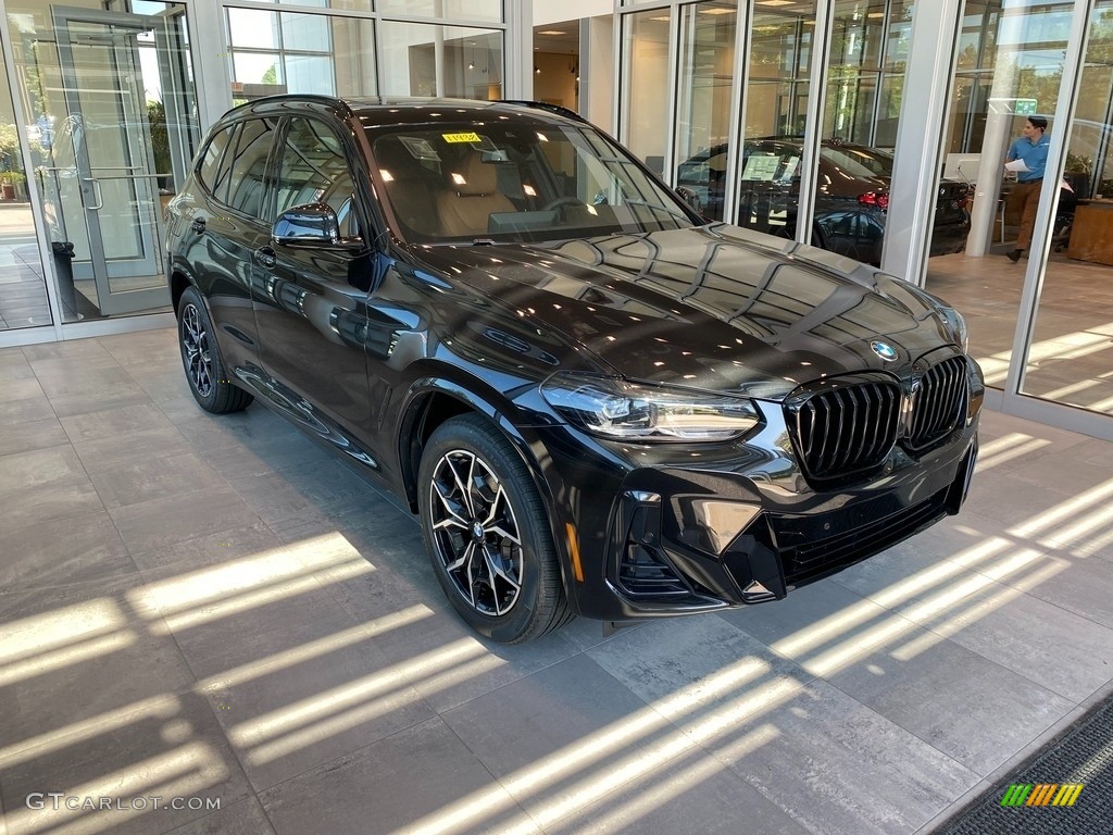Black Sapphire Metallic 2023 BMW X3 xDrive30i Exterior Photo #144759250
