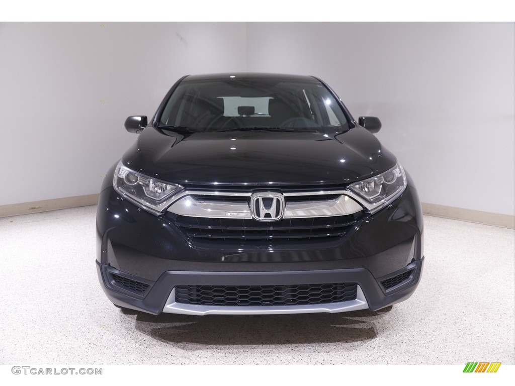 2018 CR-V LX - Crystal Black Pearl / Black photo #2