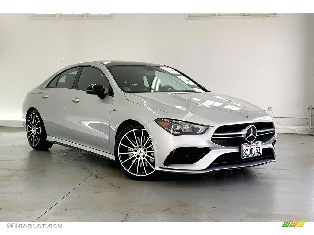 Iridium Silver Metallic 2022 Mercedes-Benz CLA AMG 35 Coupe Exterior Photo #144760428