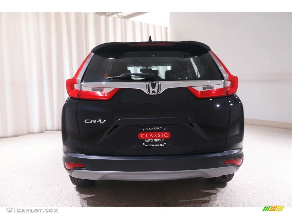 2018 CR-V LX - Crystal Black Pearl / Black photo #18