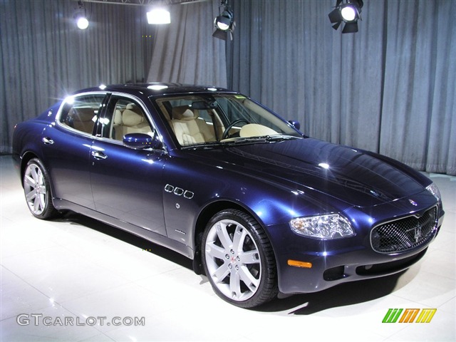 Blue Nettuno 2007 Maserati Quattroporte Sport GT DuoSelect Exterior Photo #144762