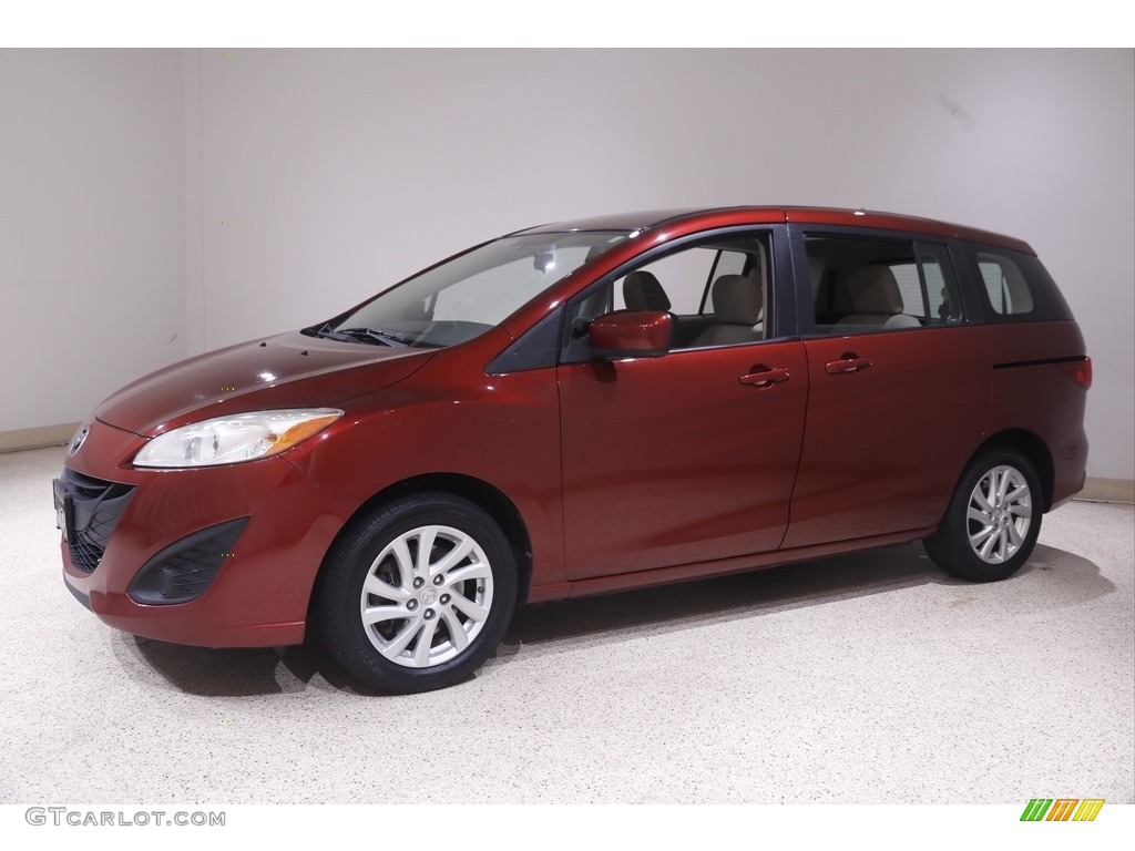 2012 MAZDA5 Sport - Copper Red Mica / Sand photo #3