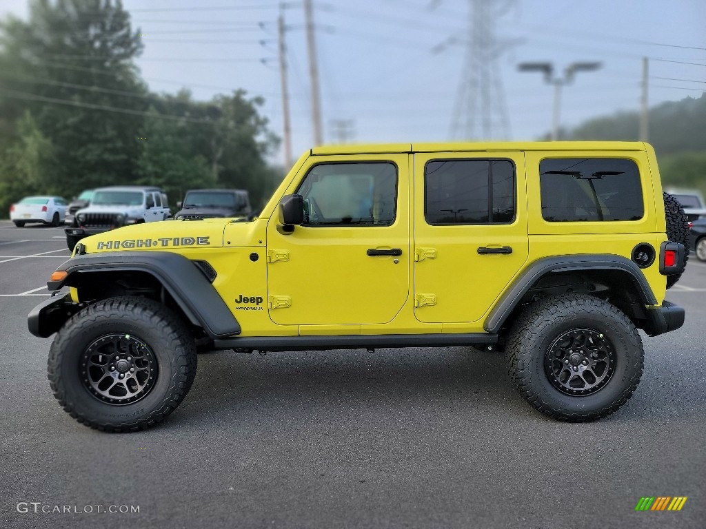 High Velocity 2022 Jeep Wrangler Unlimited High Tide 4x4 Exterior Photo #144761622