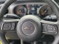 Black 2022 Jeep Wrangler Unlimited High Tide 4x4 Steering Wheel