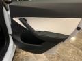 White/Black 2022 Tesla Model Y Performance AWD Door Panel