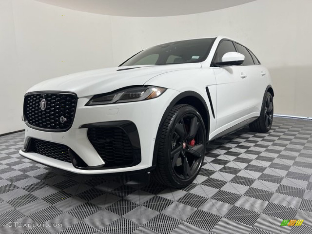Fuji White 2023 Jaguar F-PACE SVR Exterior Photo #144762765