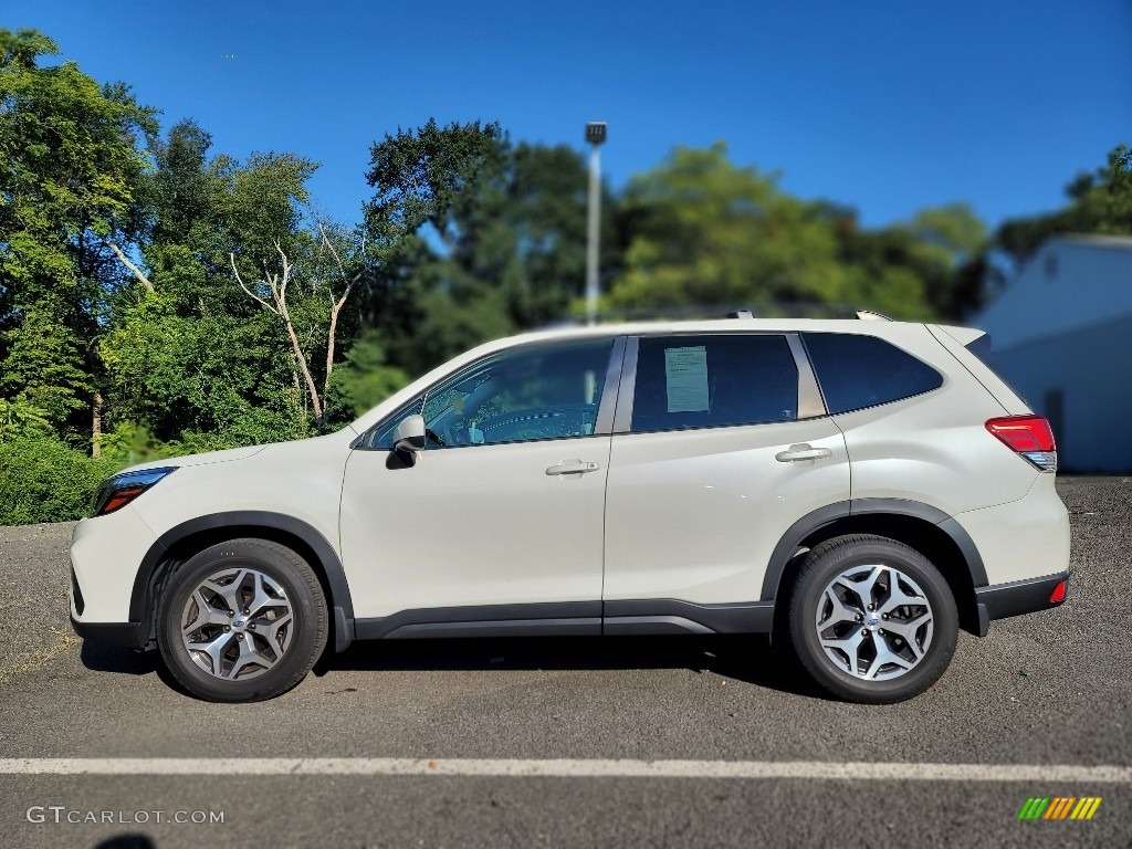 Crystal White Pearl 2020 Subaru Forester 2.5i Premium Exterior Photo #144763278