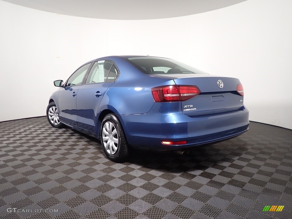 2016 Jetta S - Silk Blue Metallic / Titan Black photo #9