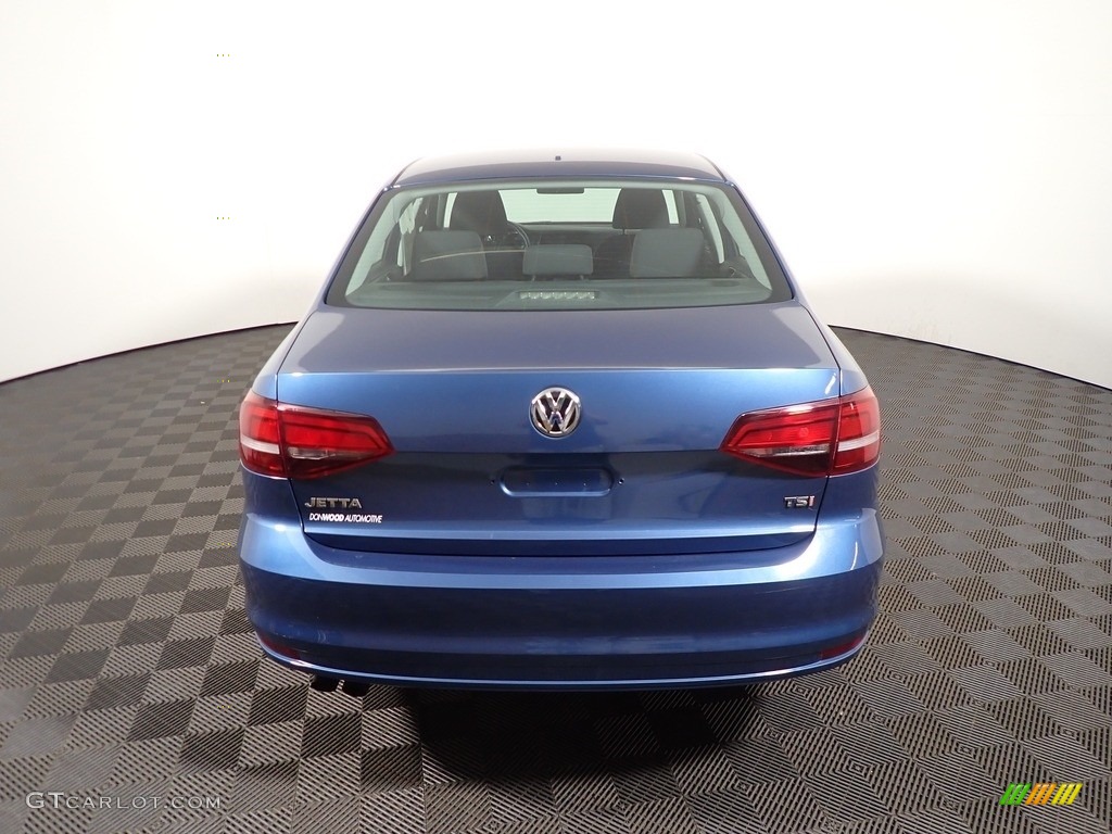 2016 Jetta S - Silk Blue Metallic / Titan Black photo #11