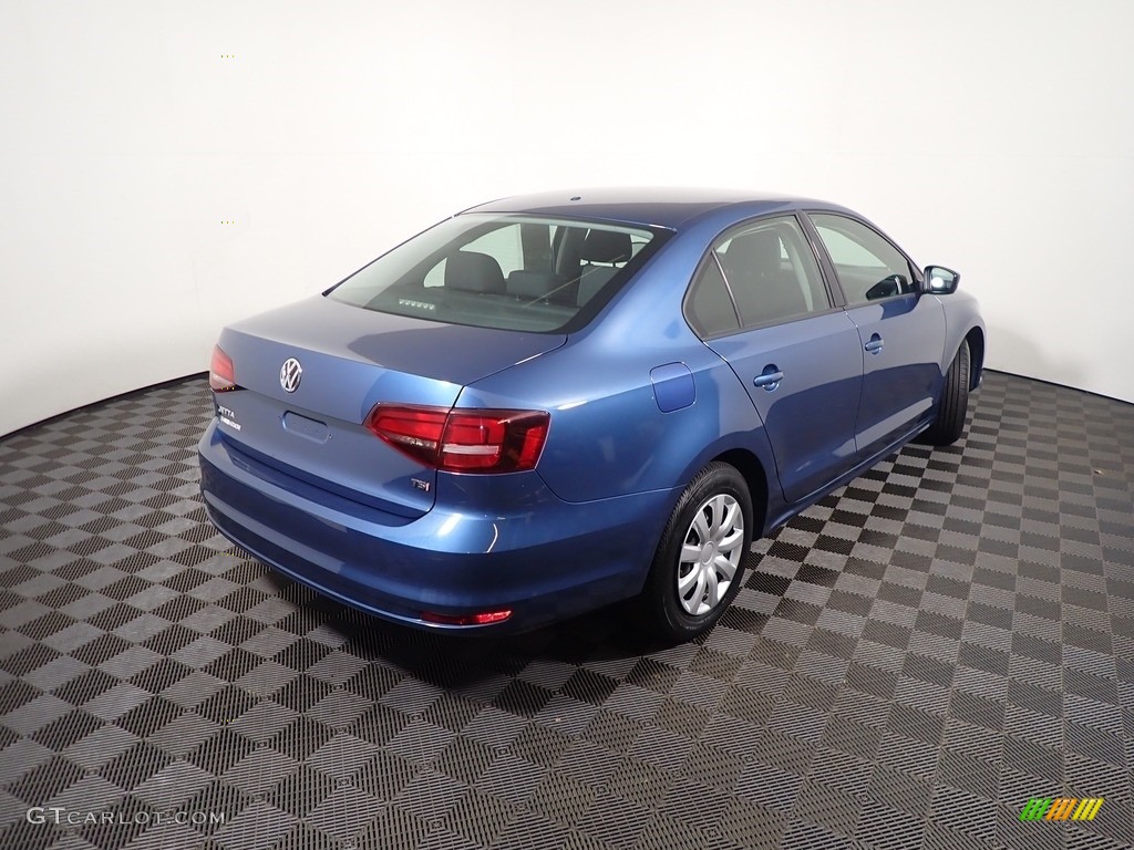 2016 Jetta S - Silk Blue Metallic / Titan Black photo #15