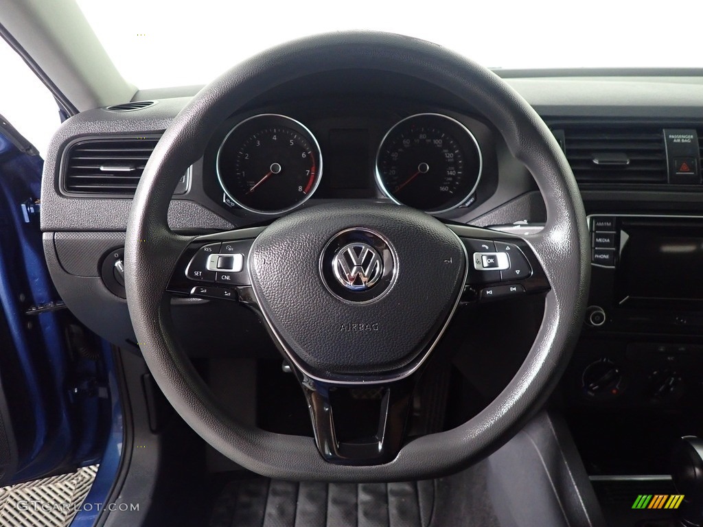 2016 Jetta S - Silk Blue Metallic / Titan Black photo #22