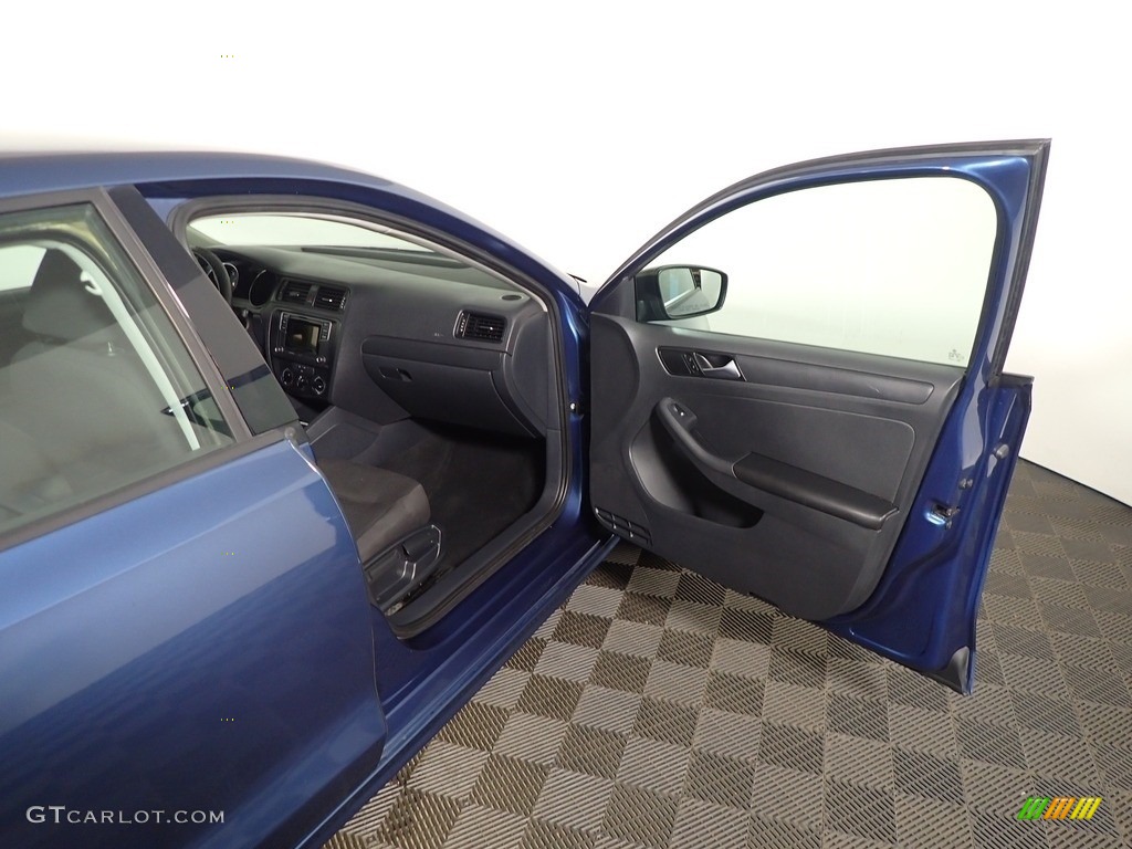 2016 Jetta S - Silk Blue Metallic / Titan Black photo #33