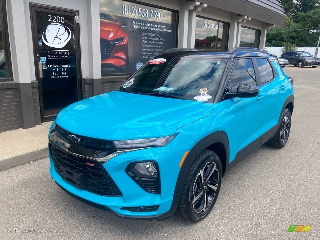 2021 TrailBlazer RS - Oasis Blue / Jet Black photo #2